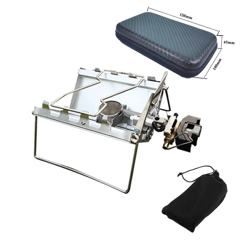 Camping Portable Cassette Gas Stove Mini Windproof Foldable Backpacking Tourist Gas Burner Stove Outdoor Kitchen Picnic Cooking