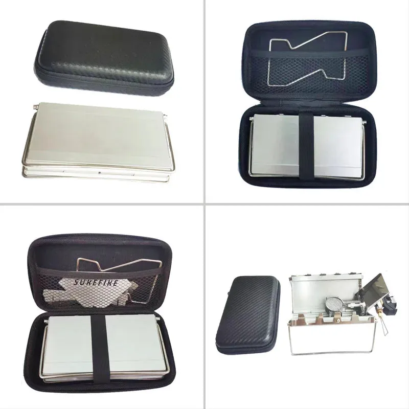 Camping Portable Cassette Gas Stove Mini Windproof Foldable Backpacking Tourist Gas Burner Stove Outdoor Kitchen Picnic Cooking