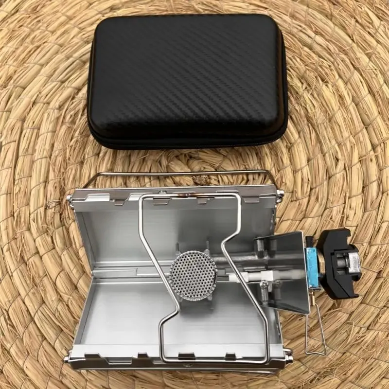 Camping Portable Cassette Gas Stove Mini Windproof Foldable Backpacking Tourist Gas Burner Stove Outdoor Kitchen Picnic Cooking