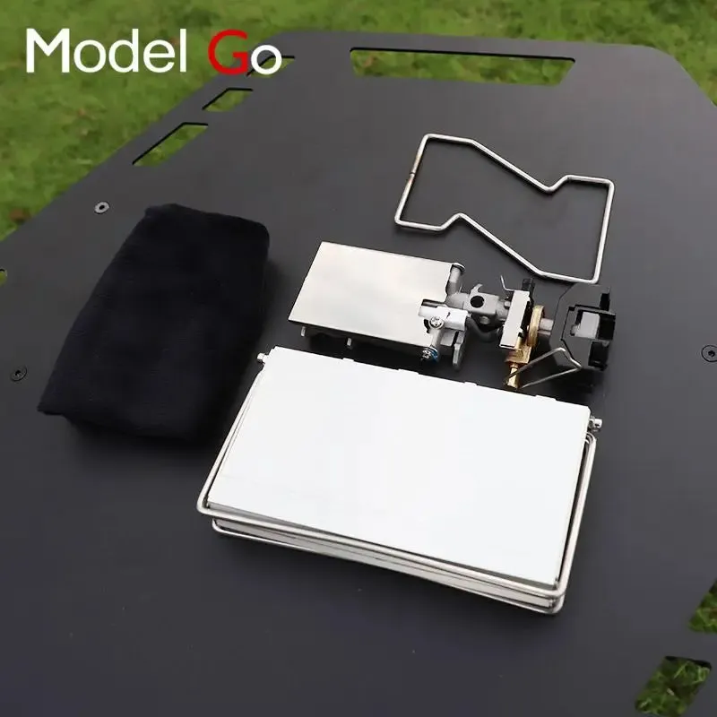 Camping Portable Cassette Gas Stove Mini Windproof Foldable Backpacking Tourist Gas Burner Stove Outdoor Kitchen Picnic Cooking
