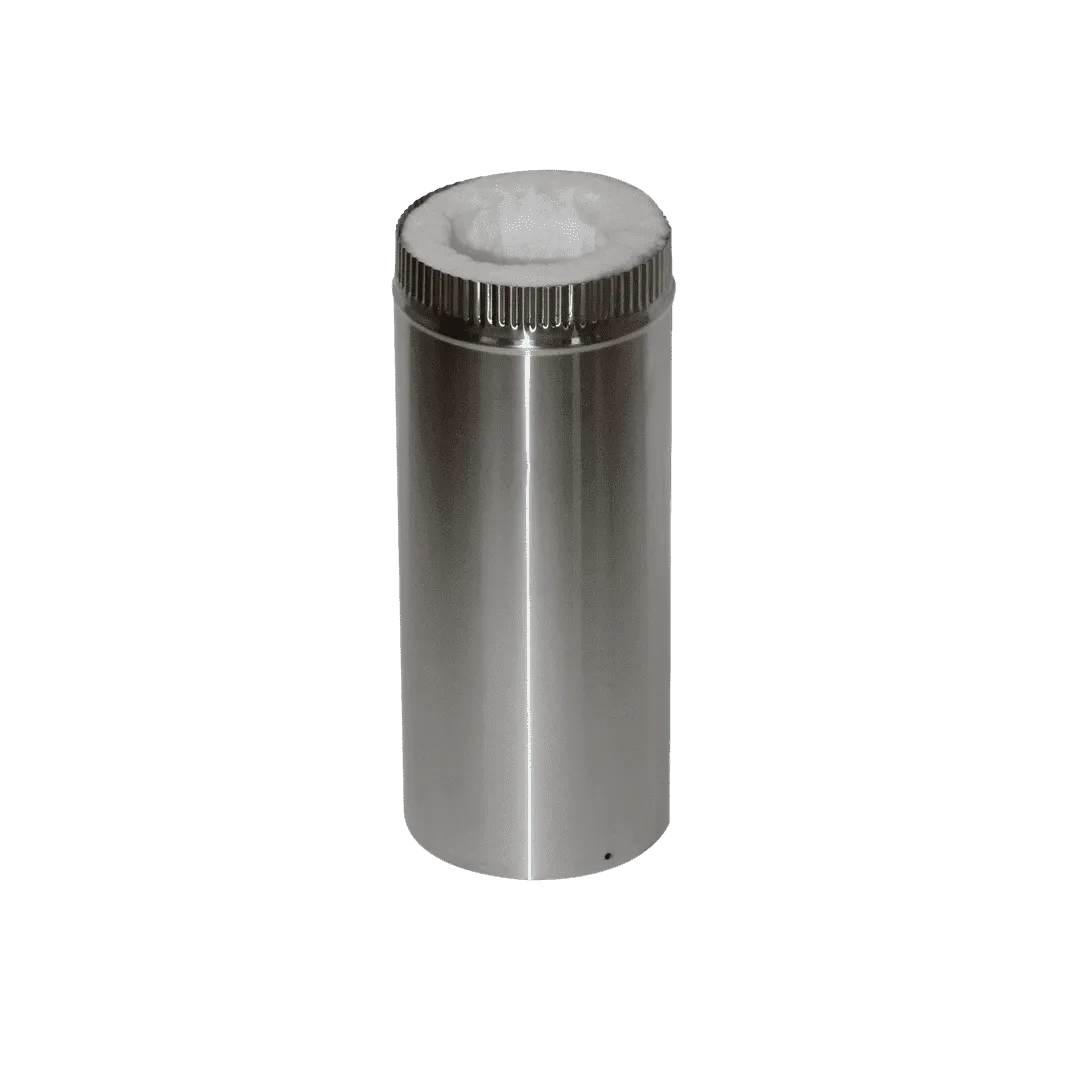 CB-5012-SS Stainless Steel Insulated Pipe, 12" Long