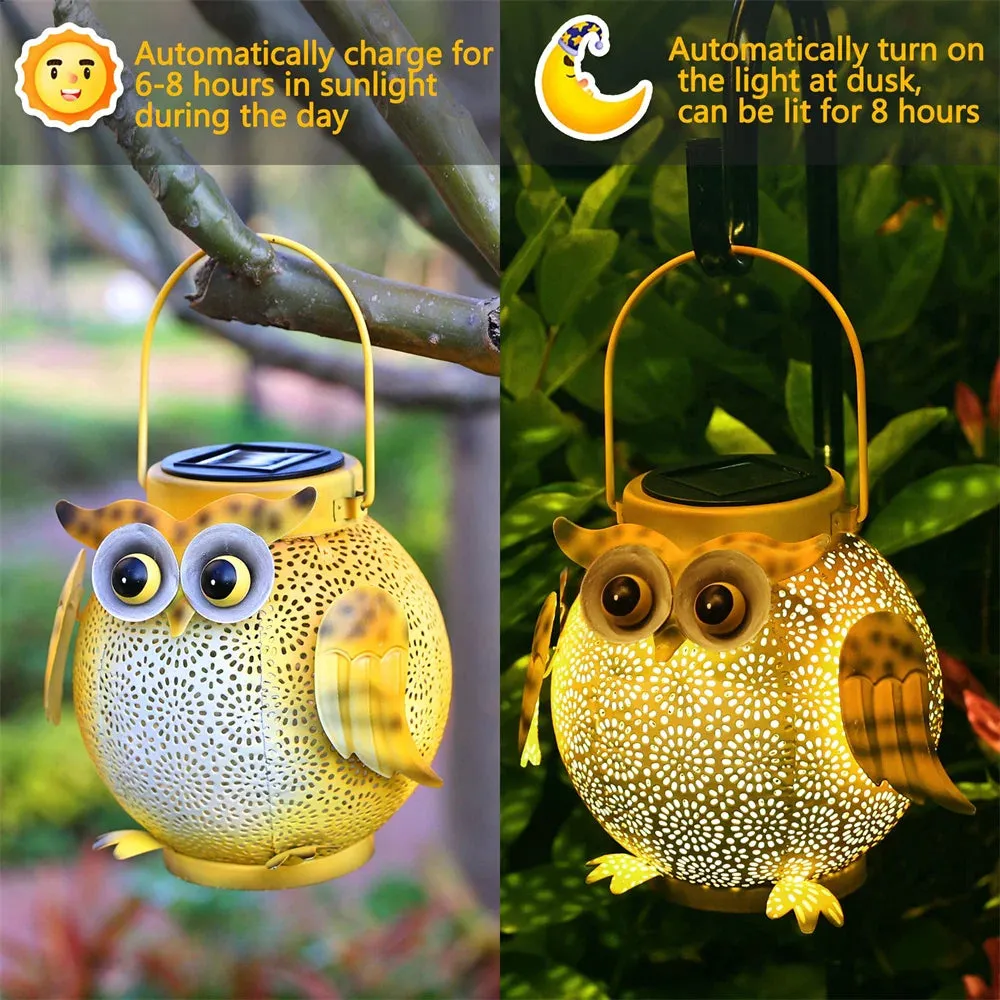 Charming Owl Solar Lantern
