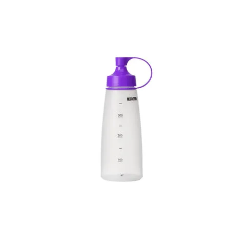 CHEF INOX SOFT SQUEEZE BOTTLE w/PURPLE CAP 550ml