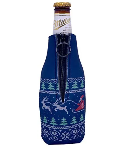 Christmas Sweater Beer Bottle Coolie (1)