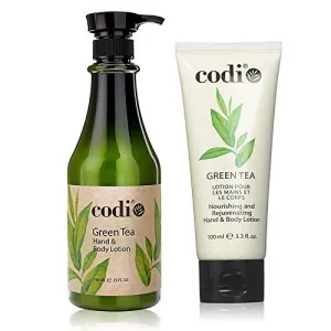 CODi Green Tea Hand & Body Lotion Duo 25 oz   3.3 oz