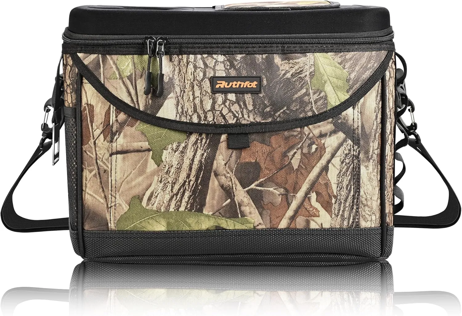 Collapsible Hardtop Soft Sided Cooler Bag Box,32 Can Portable Cooler for Men Leakproof for Camping，Beach, Grocery Shopping,Road Trips,Fishing,car