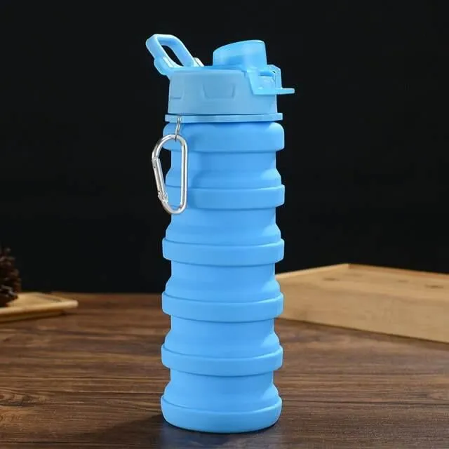 Collapsible Travel Water Bottle - Portable Hydration Solution