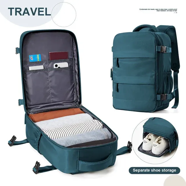 Compact Cabin Travel Backpack | Lightweight & Stylish Carry-On Bag for Short Trips