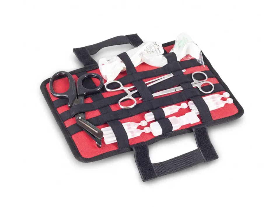 Compact Modular Tactical Backpack Red - Polyester
