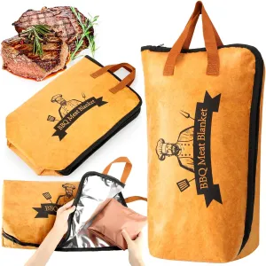 Concons BBQ Blanket for Resting Meat, Meat Resting Blanket for Grilling Accessories, Reusable Smoker Grilling Meat Insulated Resting Bag, BBQ Accessories for Large Brisket/Beef/Turkeys, Gifts for Men