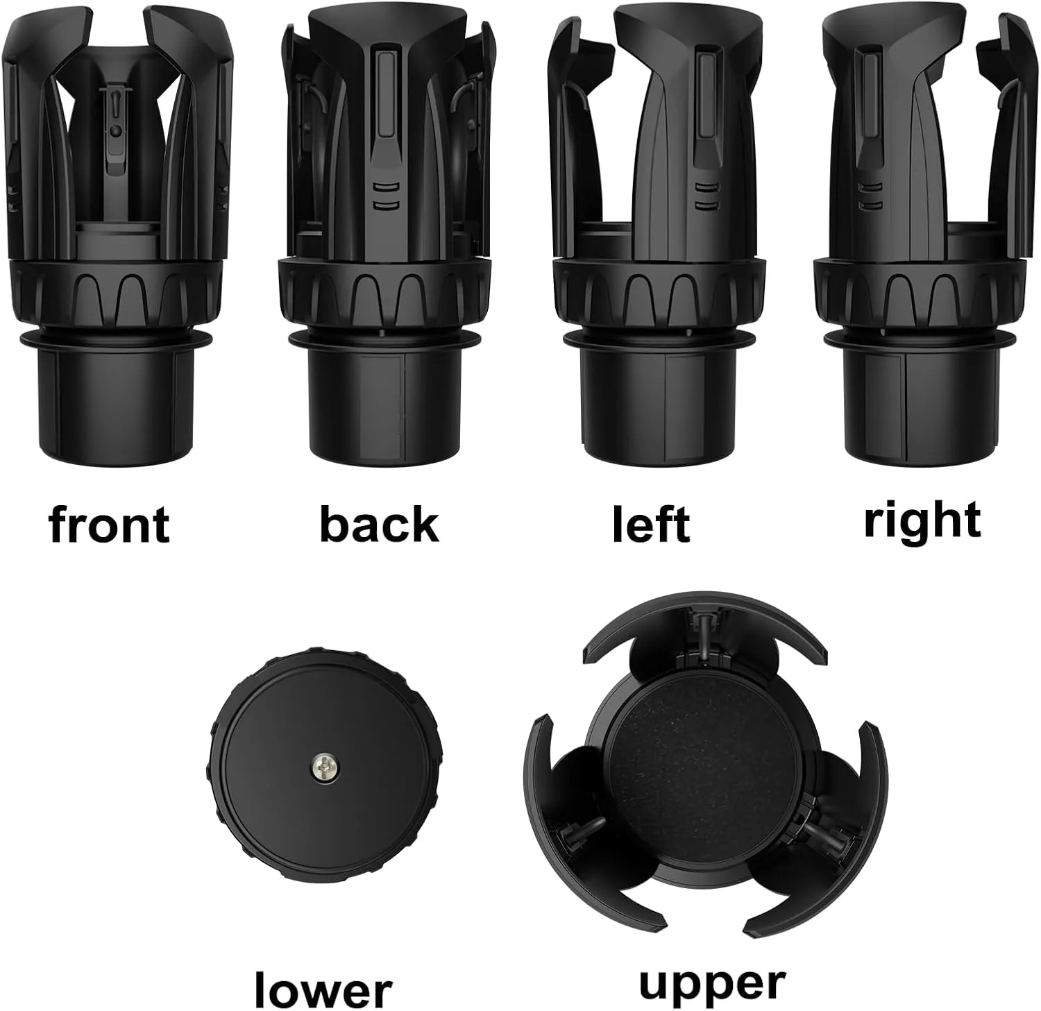 Cup Holder Expander, Automatic Car Cup Holder Expander Holds Large Water Bottles, Compatible with Yeti, Stanley, Owala Tumbler & Mugs, Adjustable Arms & Extendable Base Insert