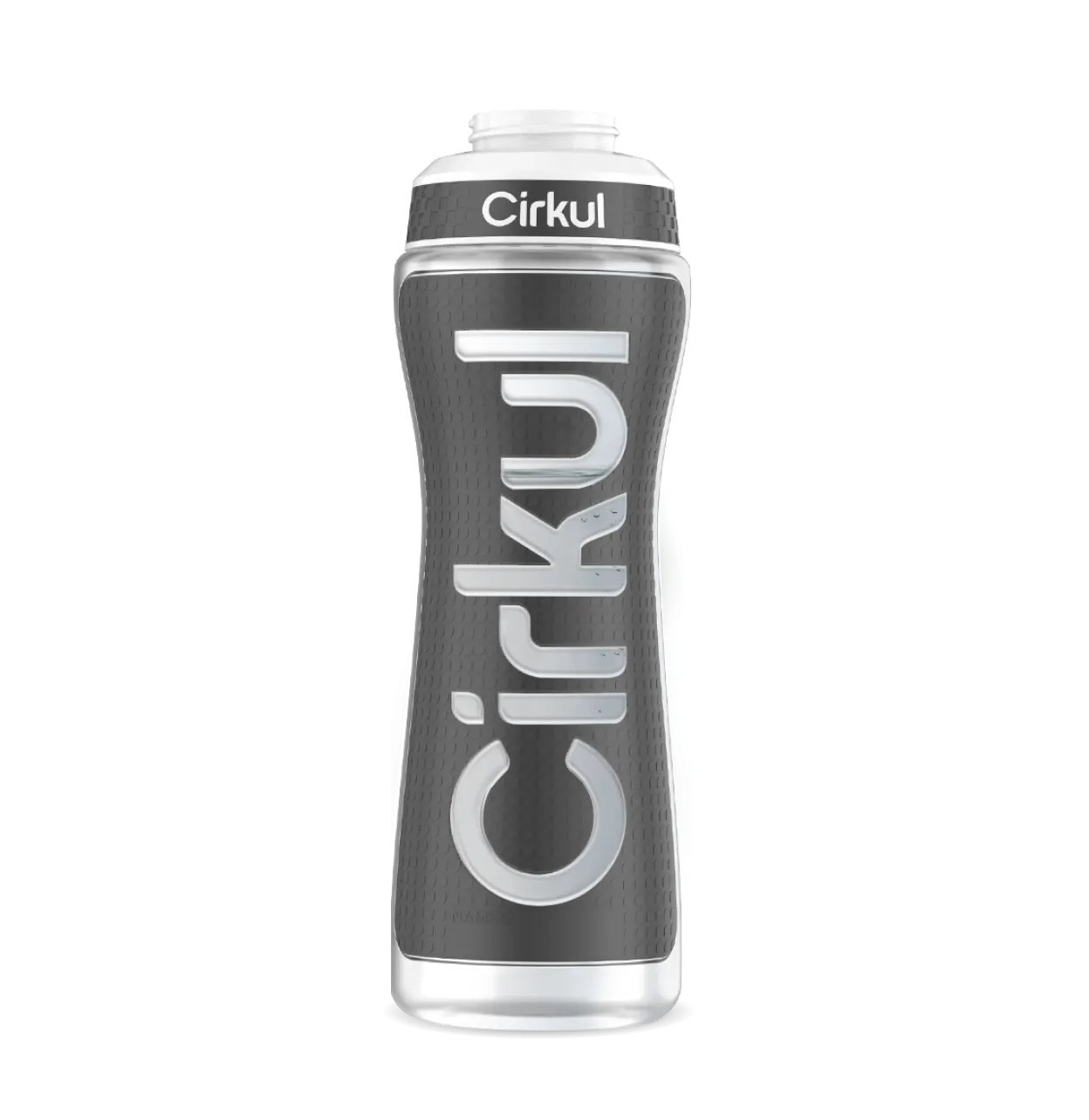 CX: Limited Edition: 22oz. Gray Grip Squeeze Plastic Bottle with Sport Lid