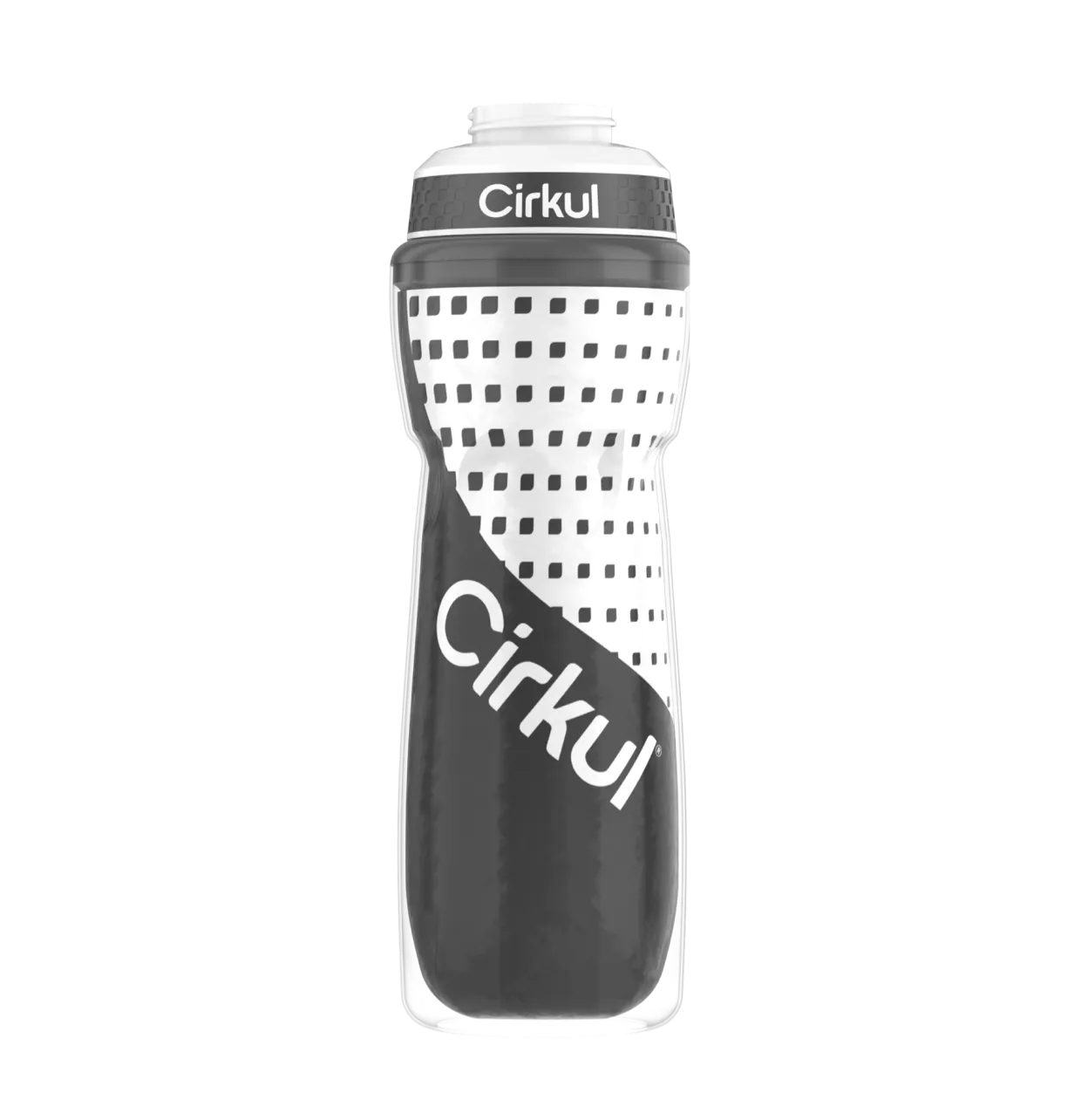 CX: Limited Edition: 22oz. Gray Insulated Squeeze Plastic Bottle & Sport Lid