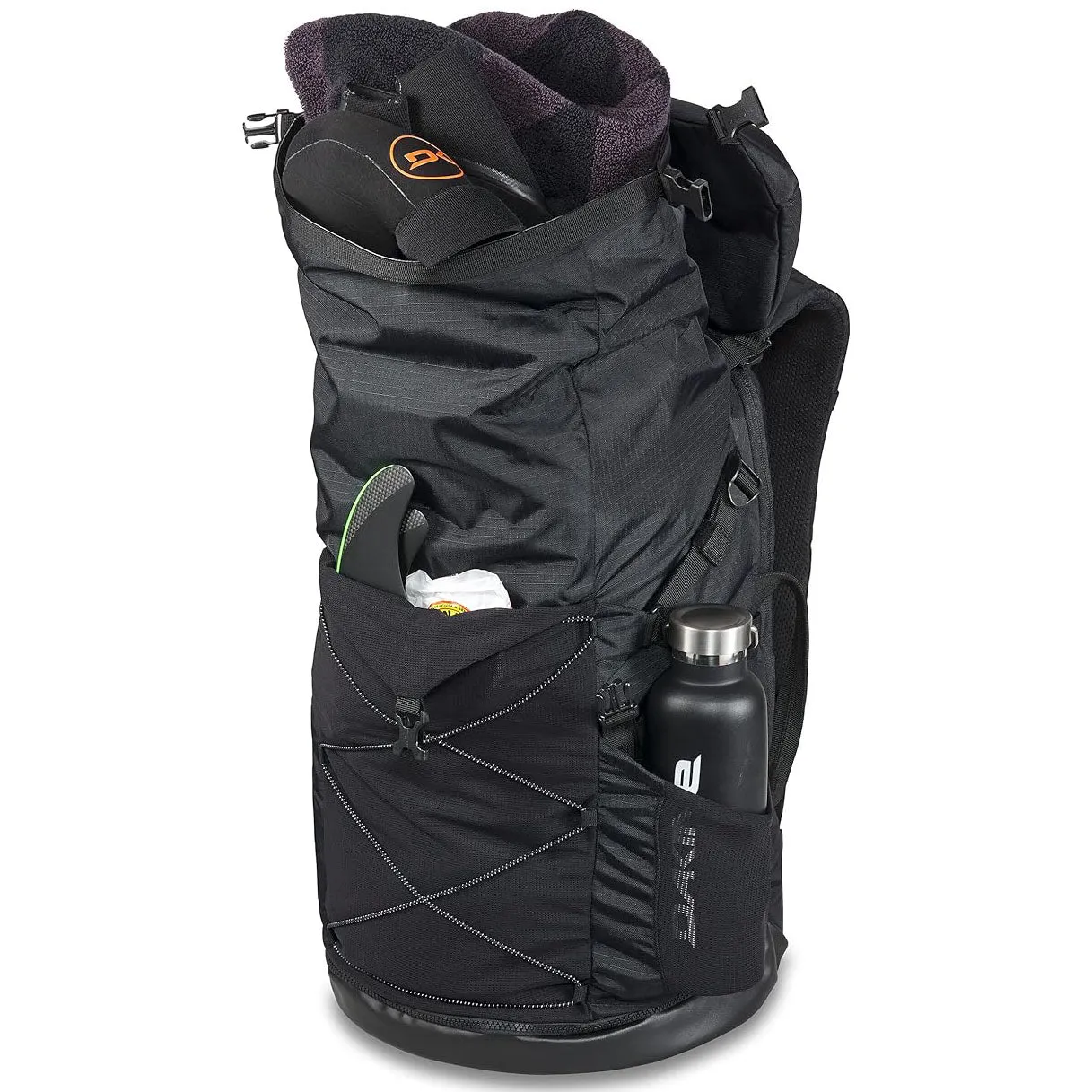 Dakine Unisex Black Mission Surf Dlx Wet/Dry Pack 40L One Size Backpack - 10003706-BLACK