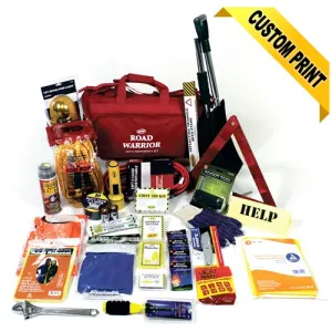 Deluxe Winter Roadside Safety Kit with First Aid