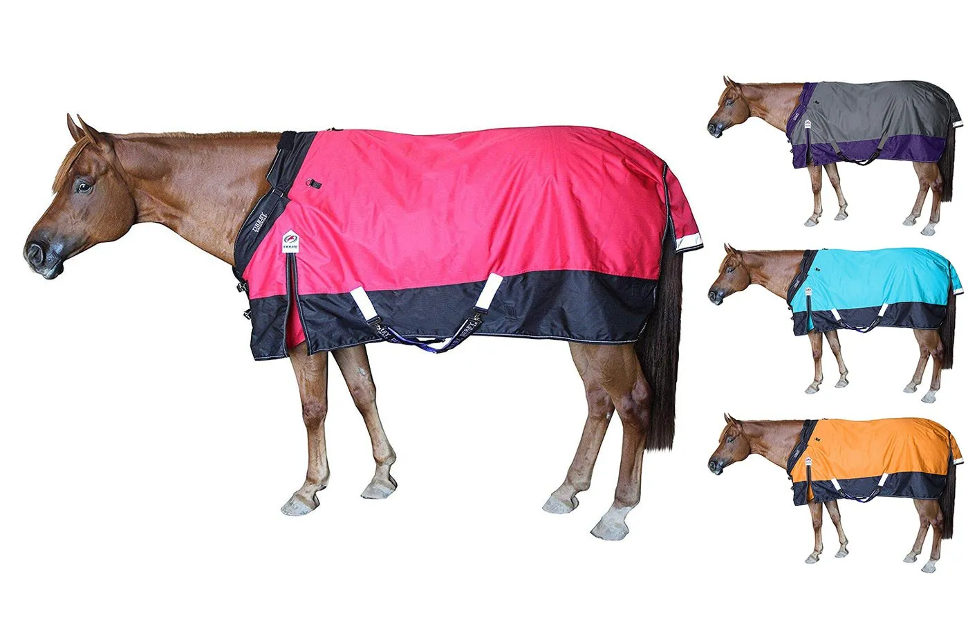 Derby Originals Nordic-Tough 1200D Heavy Weight Reflective Waterproof Winter Horse Turnout Blanket 300g with 2 Year Warranty