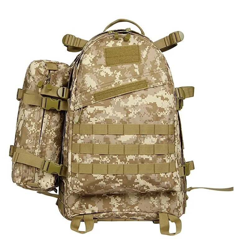 Detachable Molle Trekking Assault Pack Range Backpack with Modular Design