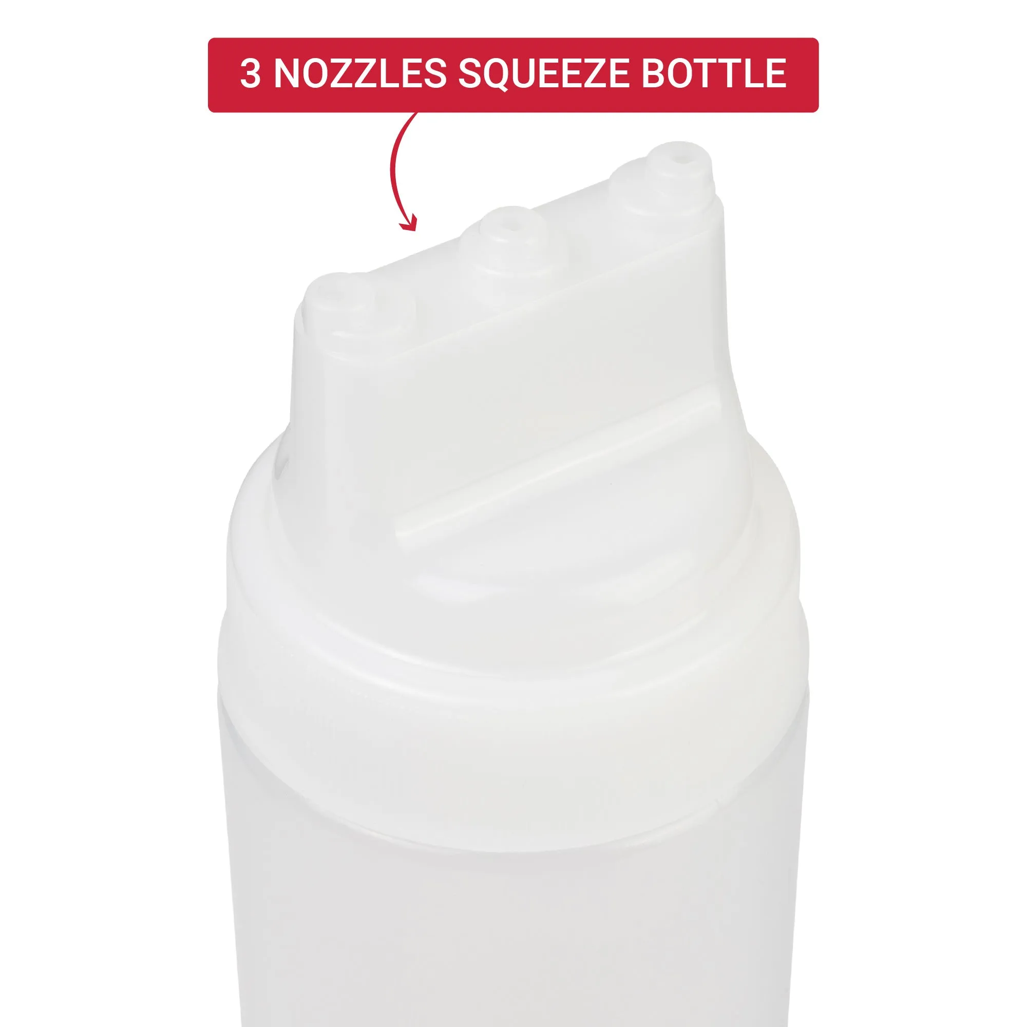 Dexlo 3 Nozzle Squeeze Bottle