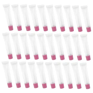 Diy Lipstick Empty Tubes 50pcs Lip Gloss Bottles for Homemade Cosmetics