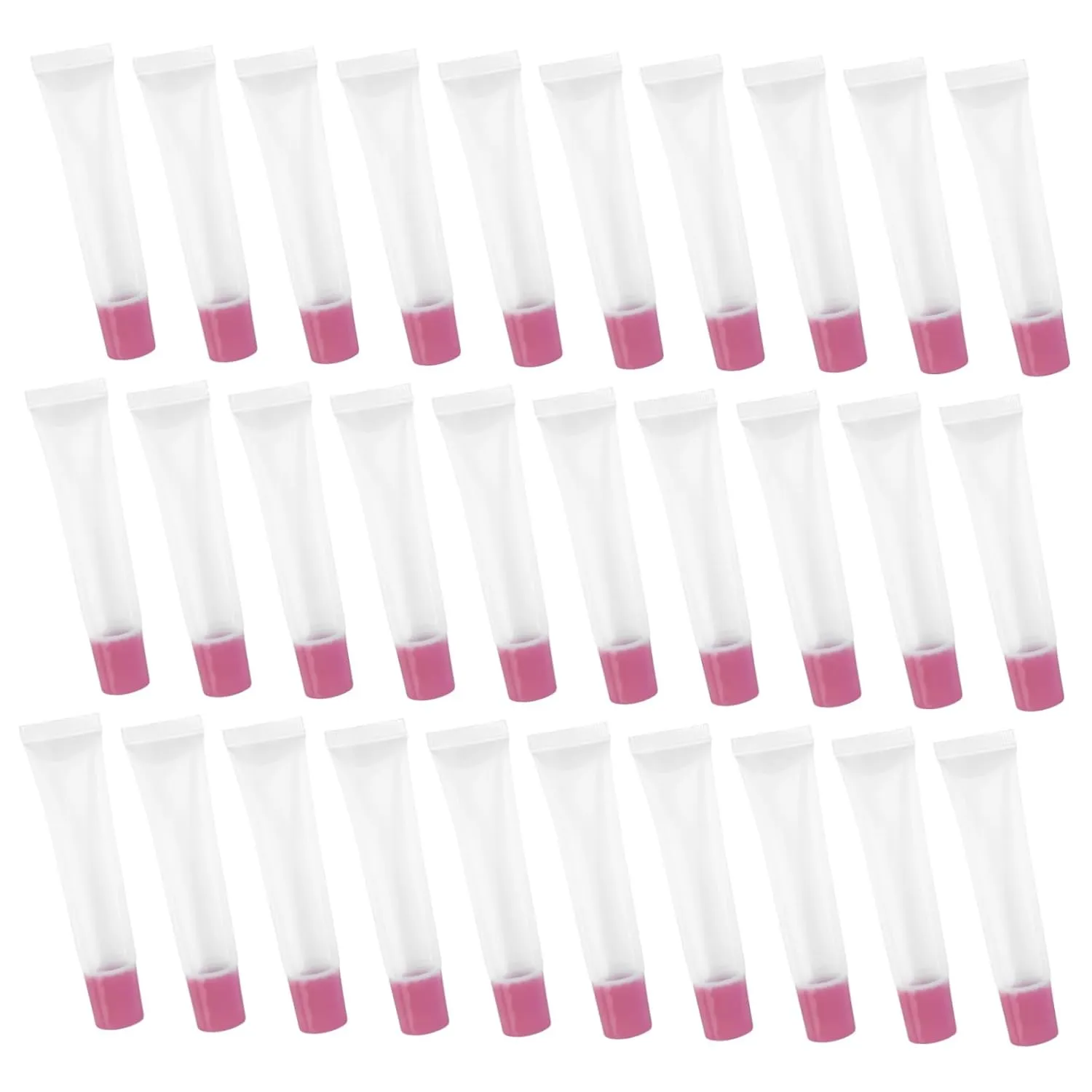 Diy Lipstick Empty Tubes 50pcs Lip Gloss Bottles for Homemade Cosmetics