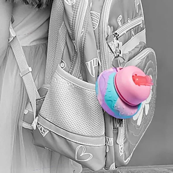 Donut Collapsible Kids Water Bottles