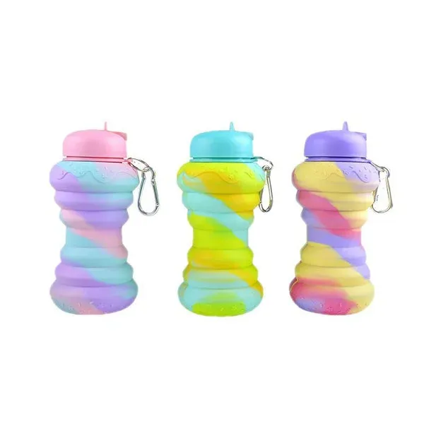 Donut Collapsible Kids Water Bottles