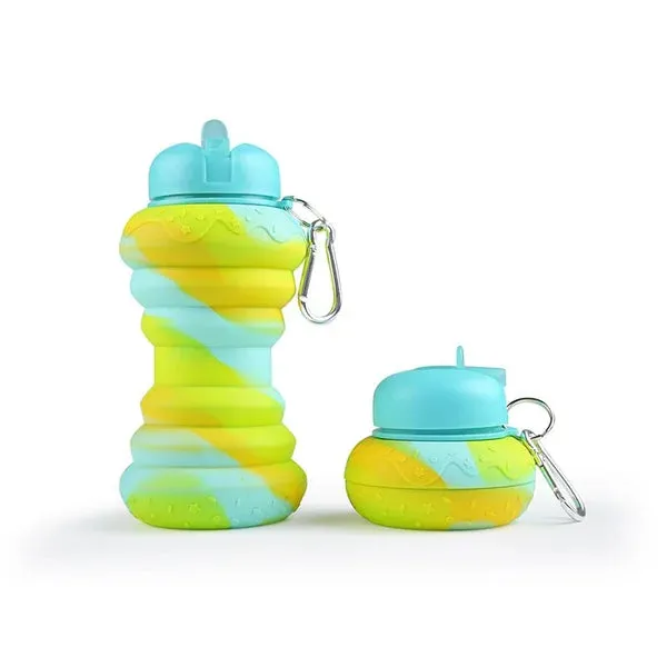 Donut Collapsible Kids Water Bottles