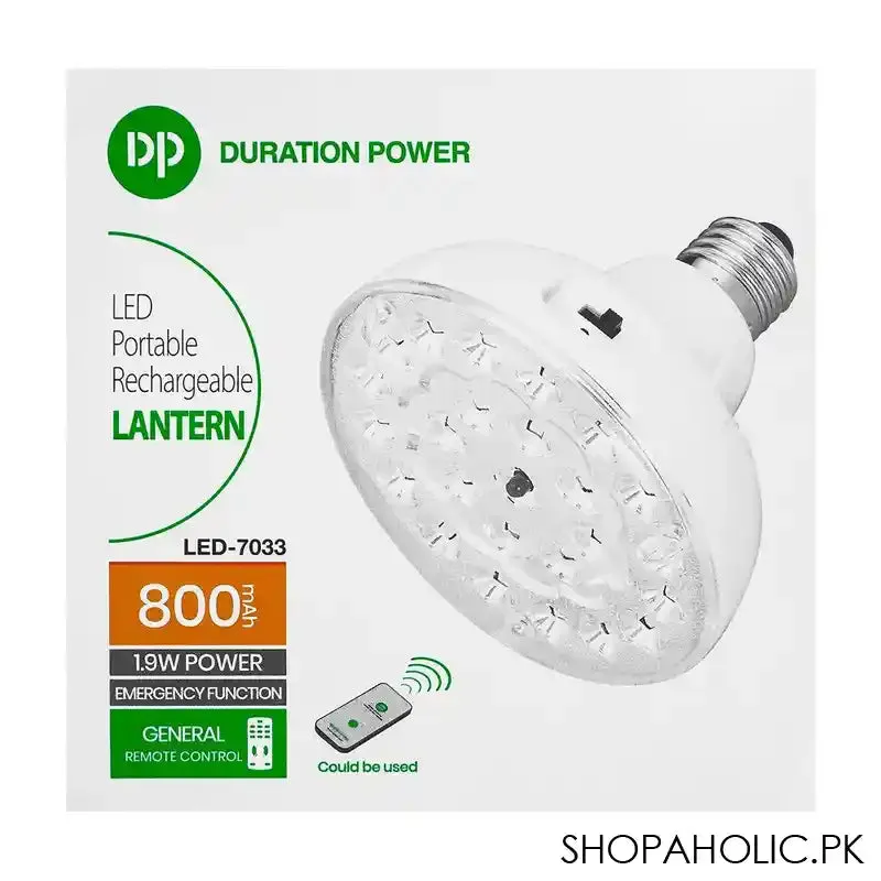 DP LED Portable Rechargeable LED Lantern, 800mAh, LED-7033