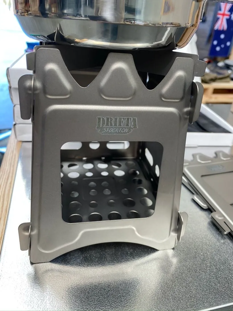 DRIFTA STOCKTON TITANIUM FOLDING WINDPROOF STOVE
