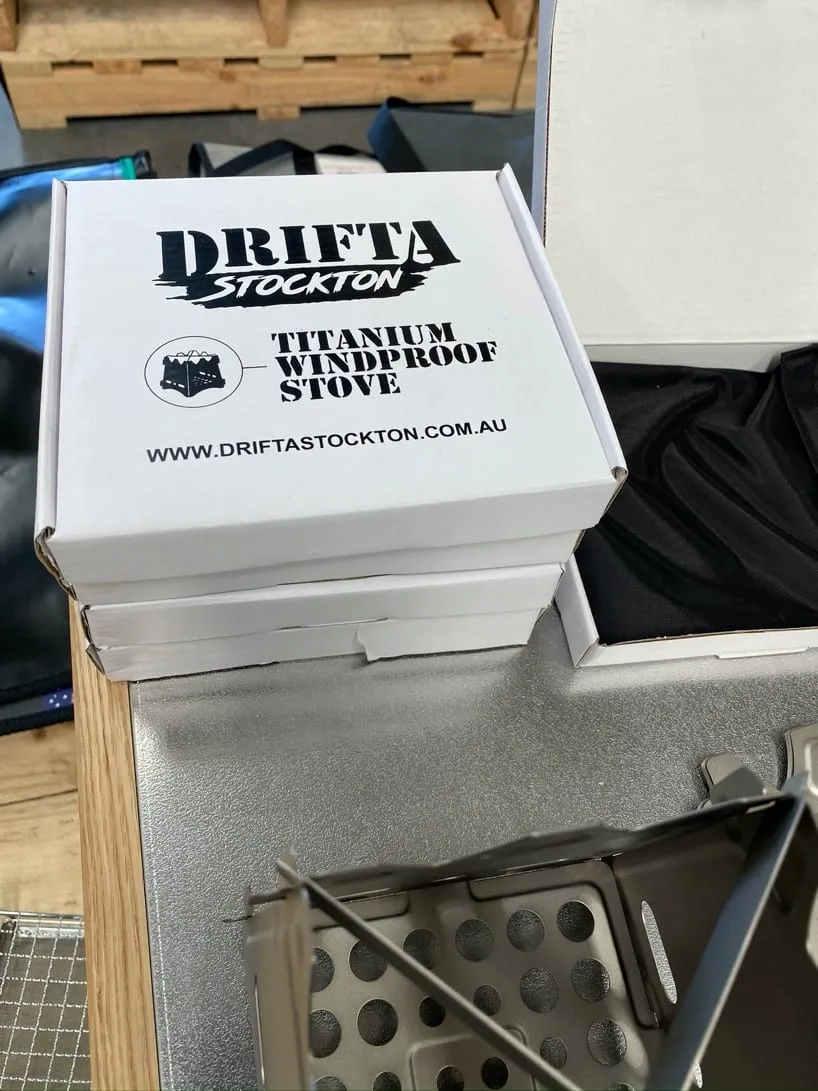 DRIFTA STOCKTON TITANIUM FOLDING WINDPROOF STOVE