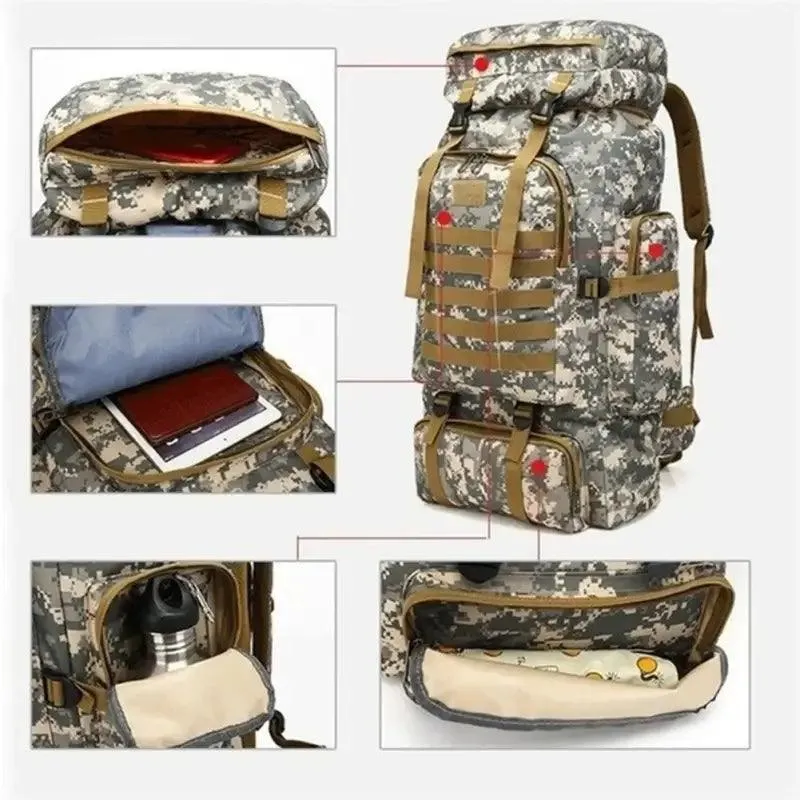 Durable 80L/100L Mountaineering Bag