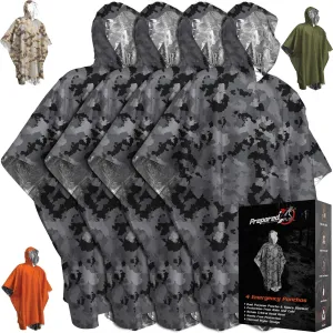 Durable Emergency Rain Poncho