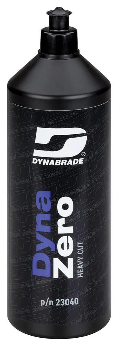 Dynabrade DynaZero Heavy Cut Polishing Compound, 1 Liter, Water Based, Silicon-Free, P1000-P1200 Scratch Removal