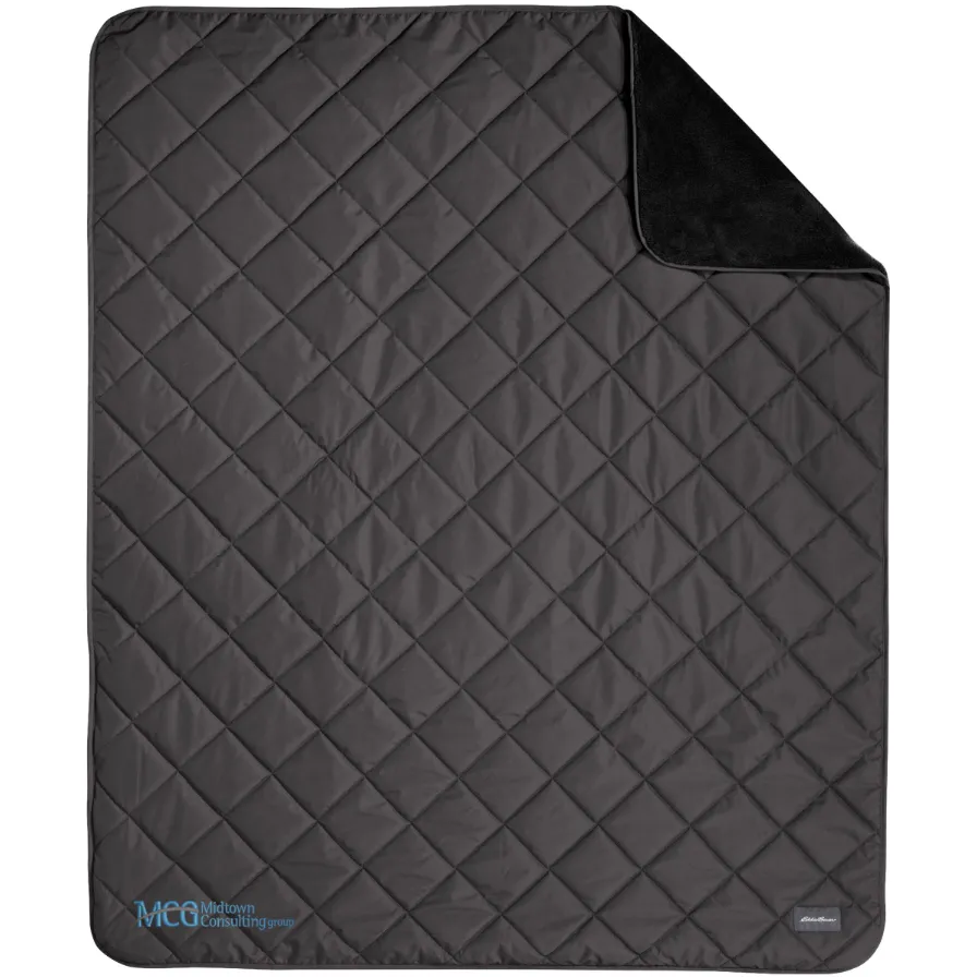 Eddie Bauer - Quilted Insulated Fleece Blanket. EB751.