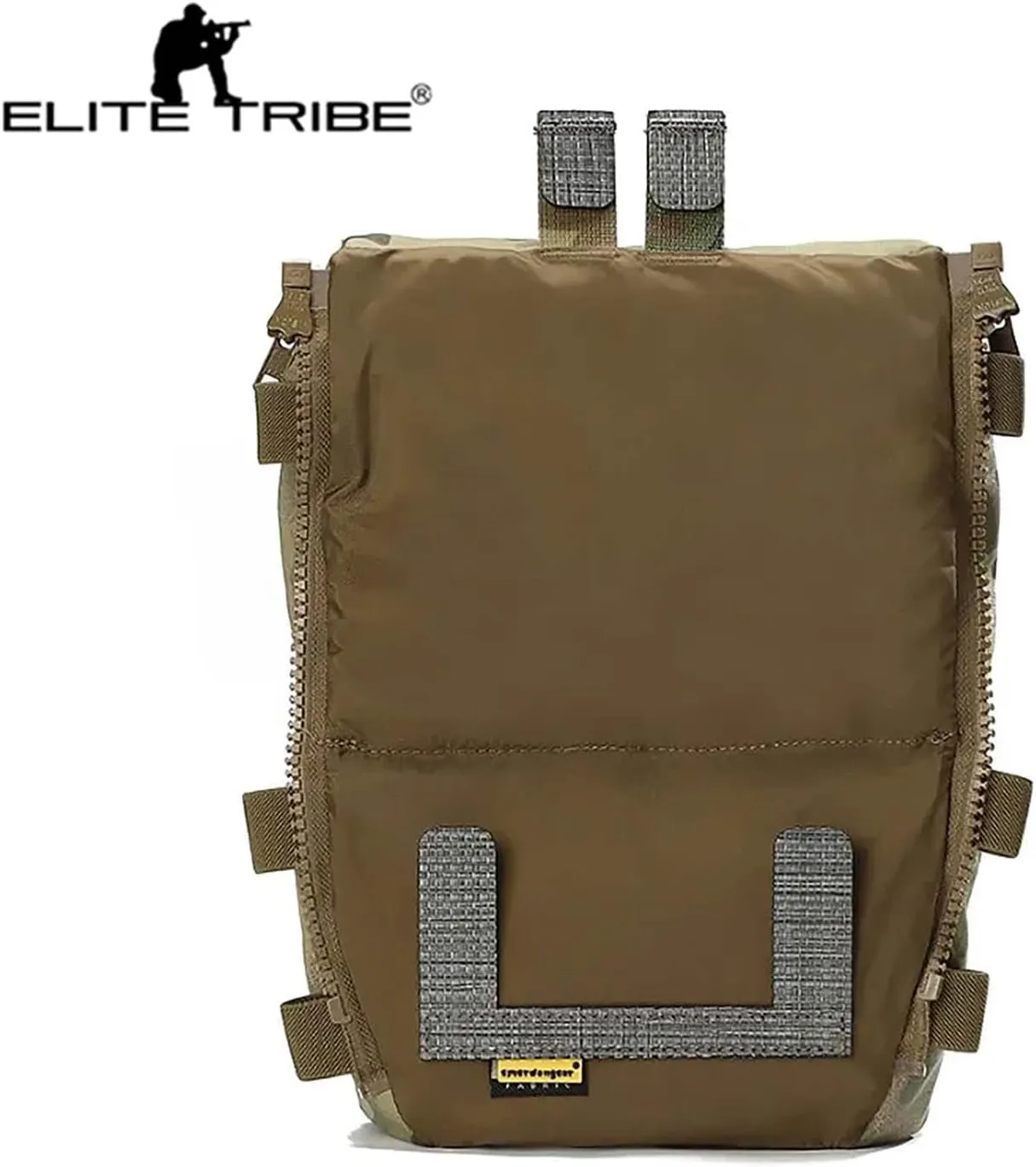 Emerson FRO Style V5 Vest Back Double Pouch Multi-purpose Bag Zip On Backpack (Coyote Brown)