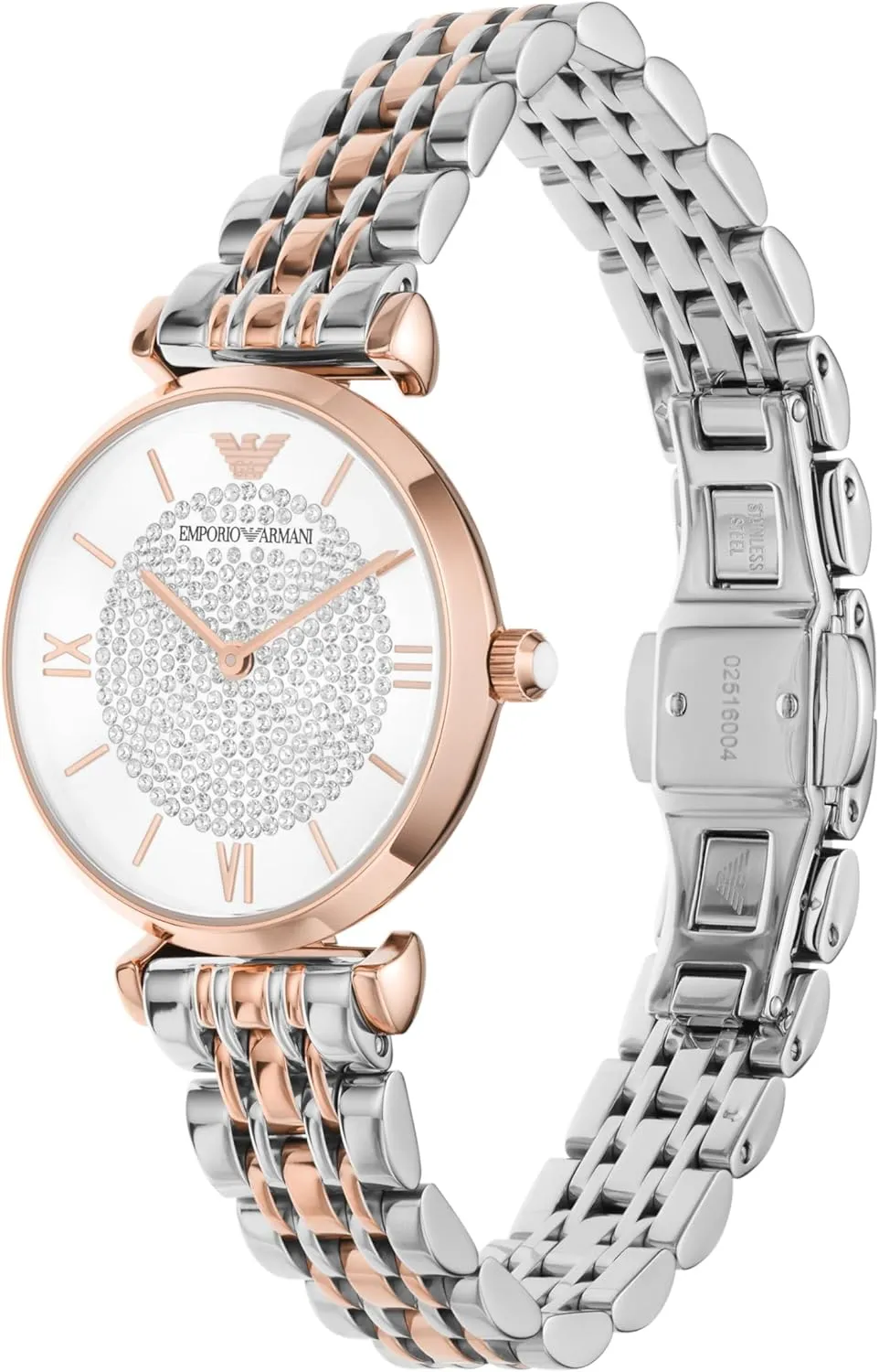 Emporio Armani Women's Dress Watch with Stainless Steel Band