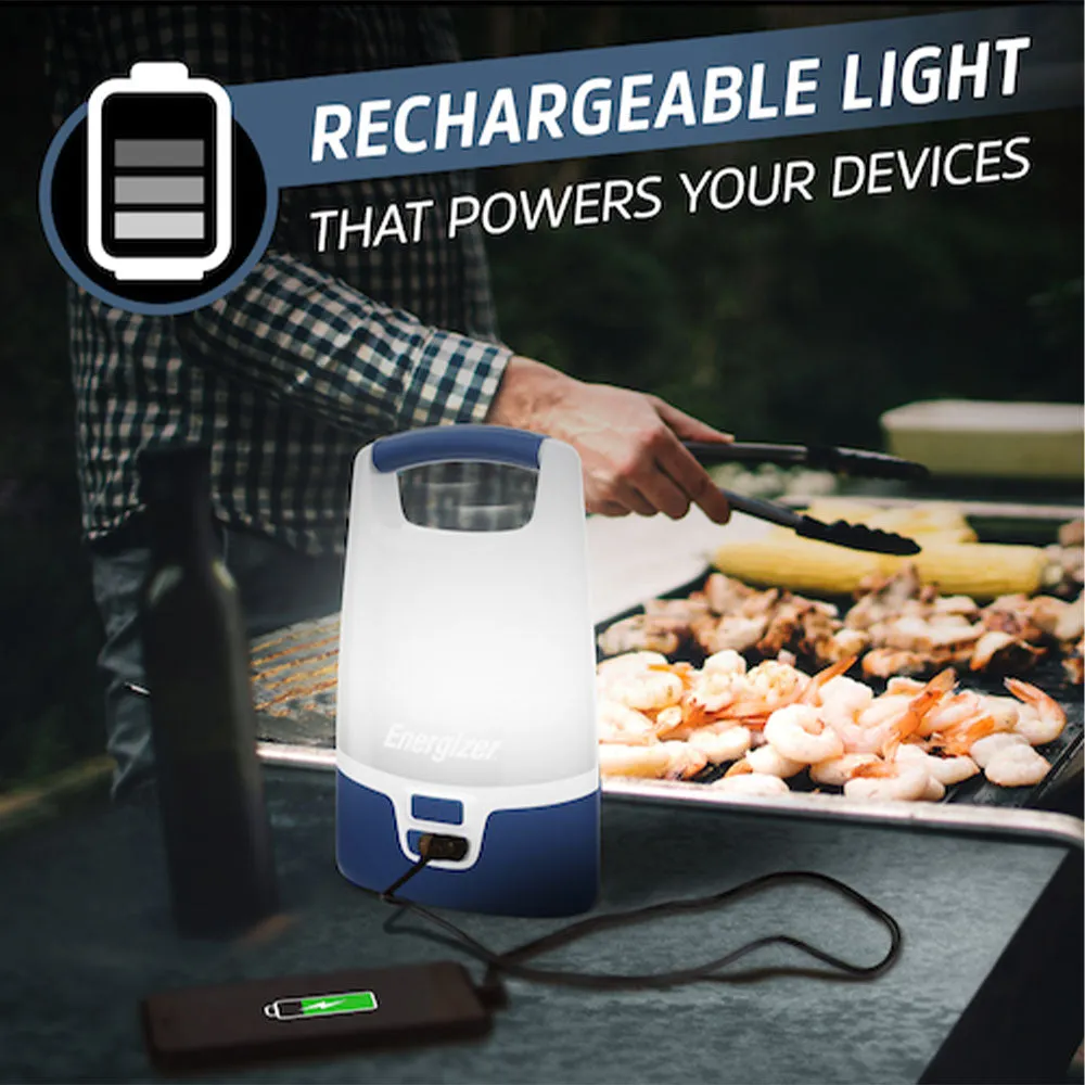 Energizer ALSRL7 Rechargeable 360° Camping Torch 1200 Lumens - Blue