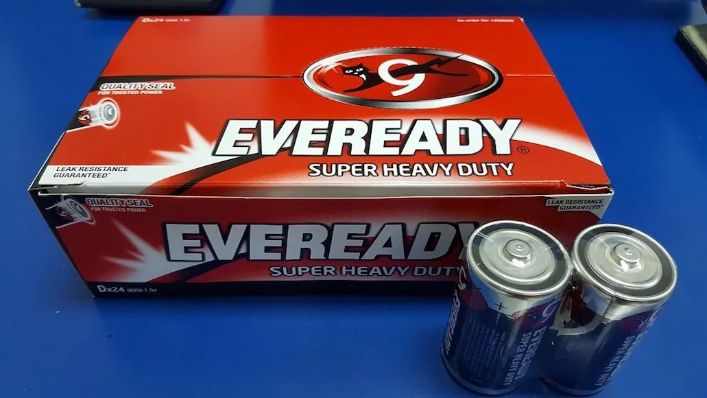 Eveready D size Super Heavy Duty Batteries