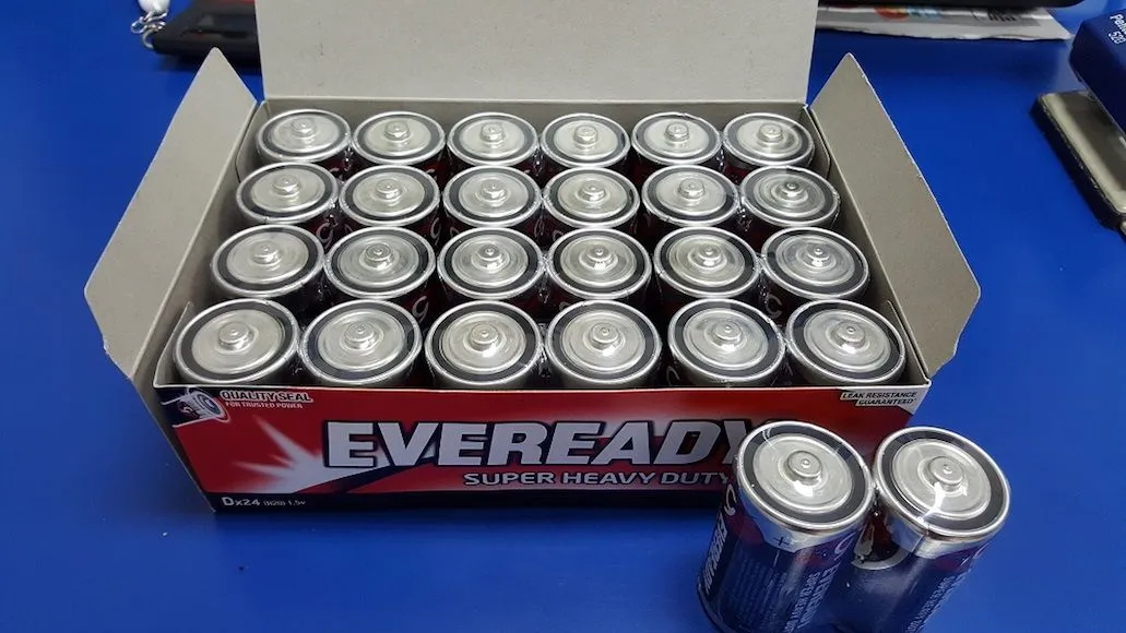Eveready D size Super Heavy Duty Batteries