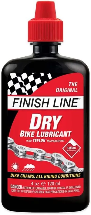Finish Line Dry Bike Lubricant with Teflon Squeeze Bottle