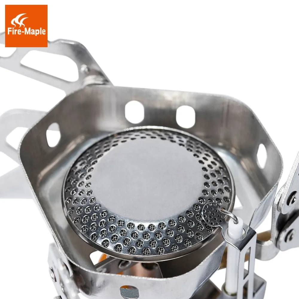 Fire Maple Windproof Gas Burner Stove Wildfire Outdoor Hiking Camping with Ignition Device Equipment