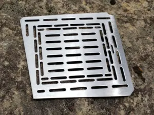 Firebox Stove - TITANIUM Adjustable Fire Grate for 5" Firebox