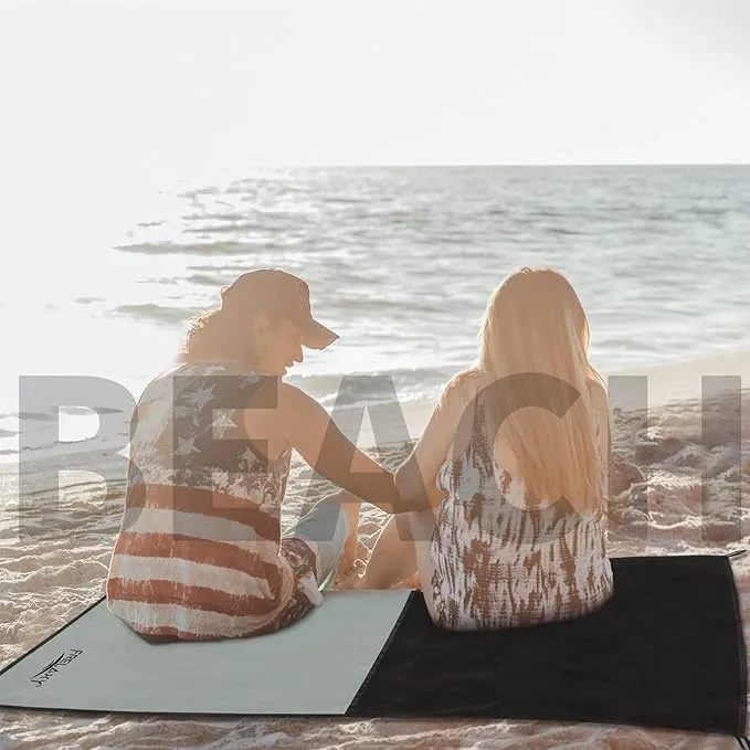 Frelaxy Pocket Picnic Blanket, Waterproof Beach Blanket, Compact Camping Blanket, Lightweight Outdoor Blanket for Beach Festival Camp Picnic Hiking Travel