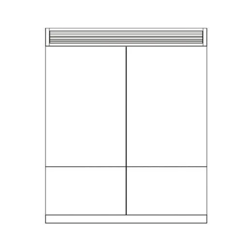 Fulgor Milano REFSBSPRO72 Two 36" Pro Fridges Installation Kit