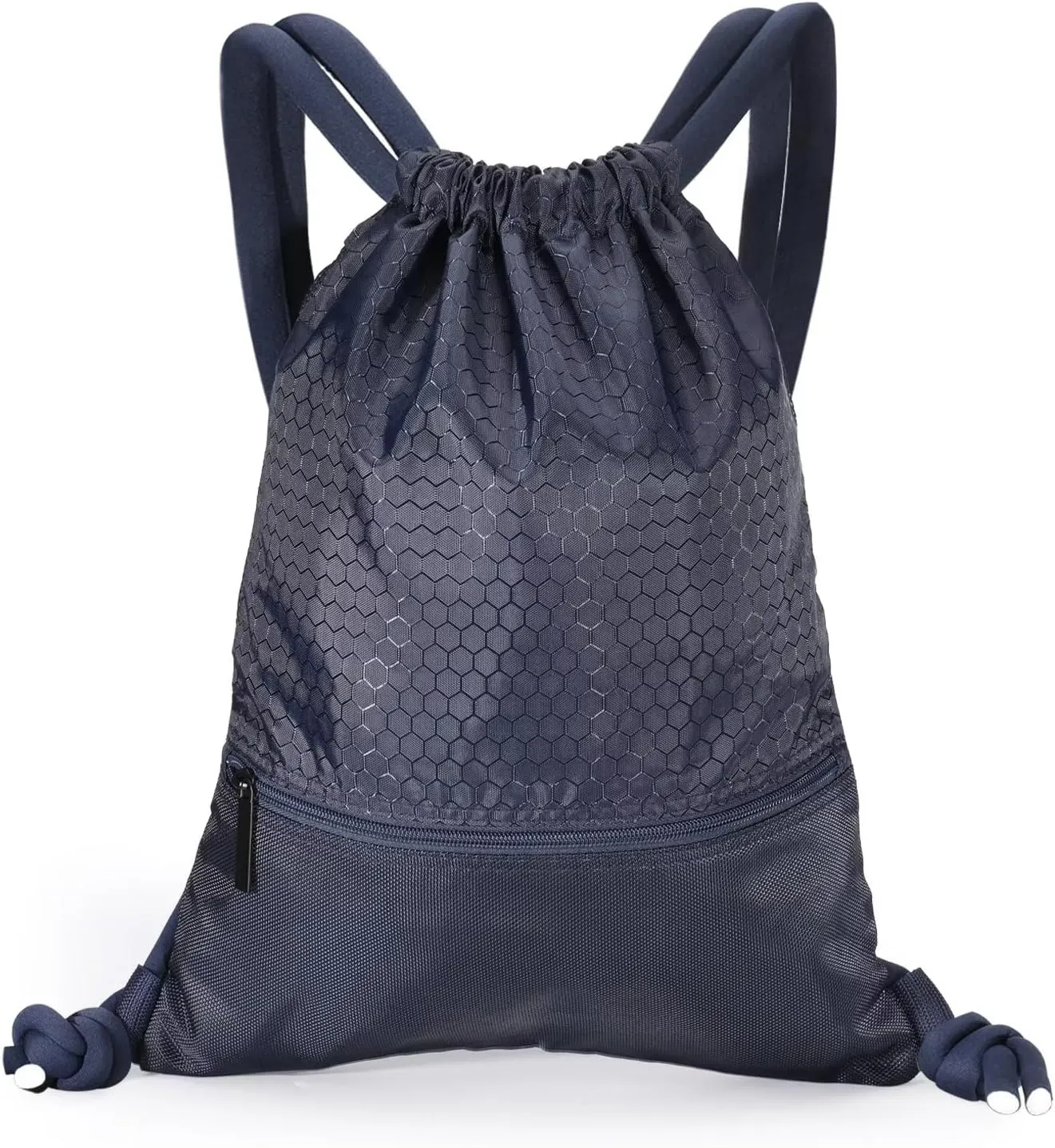GAENMESH Drawstring Backpack Bag for Sports Lightweight Foldable Gym Bag with Sturdy Draw Cord Shoulder Strap Hiking Travel Camping