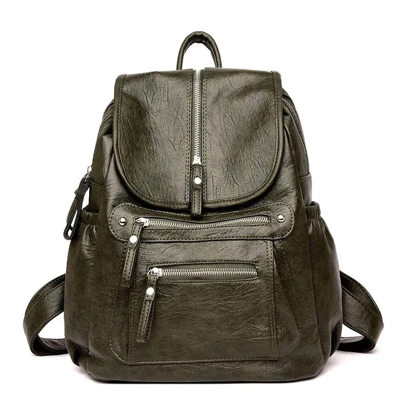 GALILEA | Lightweight leather backpack