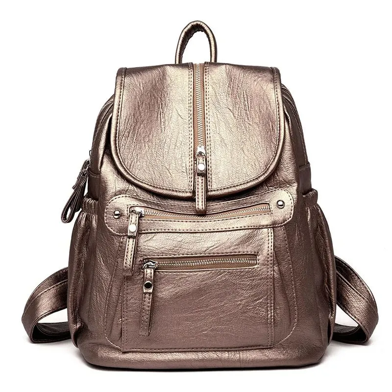 GALILEA | Lightweight leather backpack
