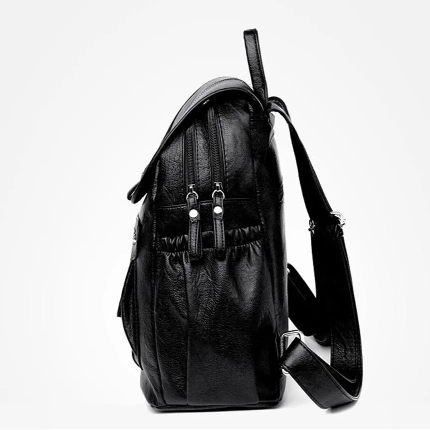 GALILEA | Lightweight leather backpack