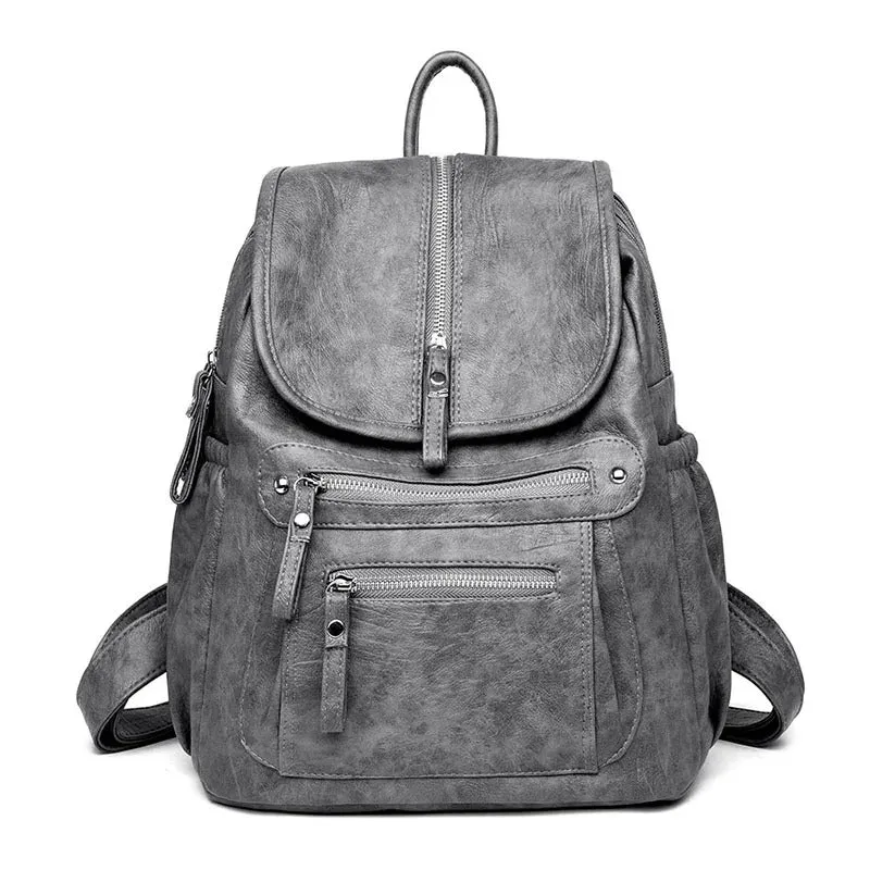 GALILEA | Lightweight leather backpack