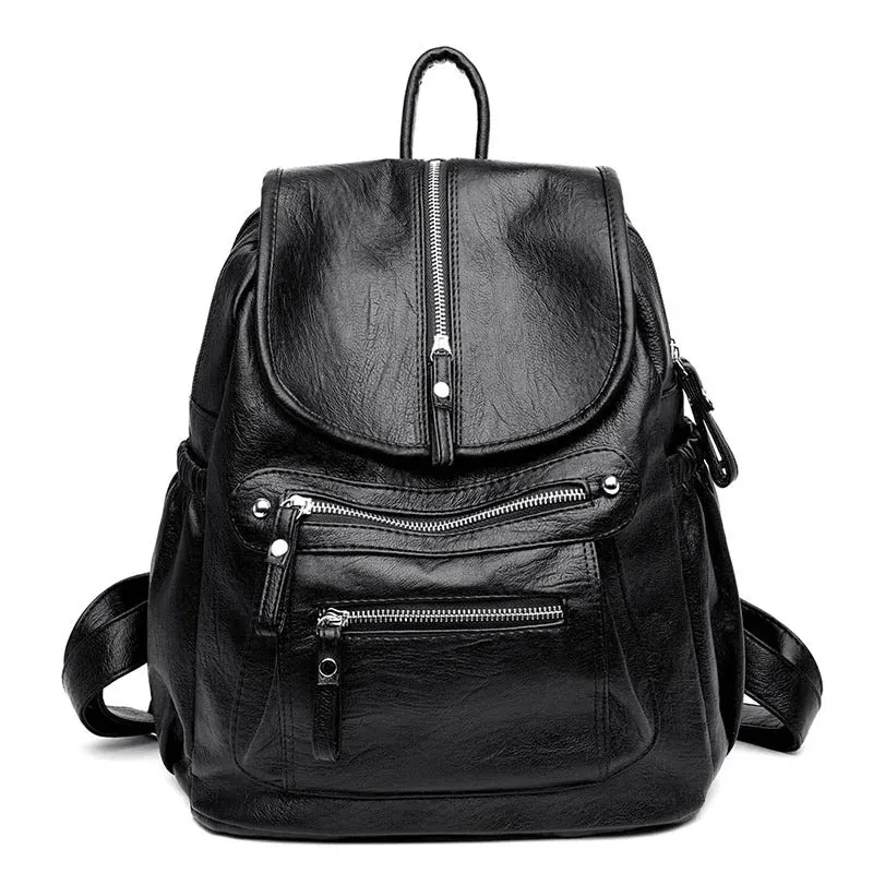 GALILEA | Lightweight leather backpack